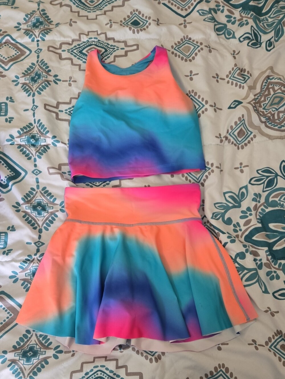 girls two-piece athletic activewear